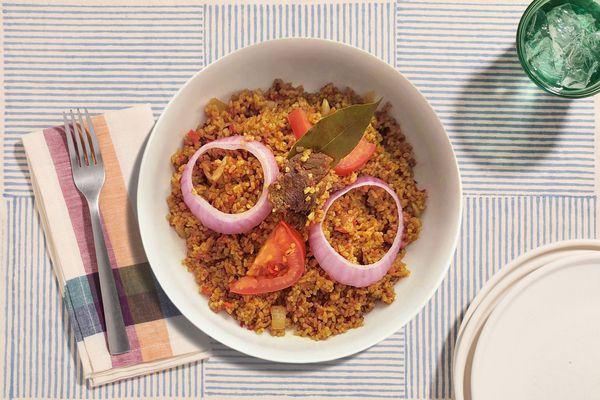 Jollof Rice With Beef